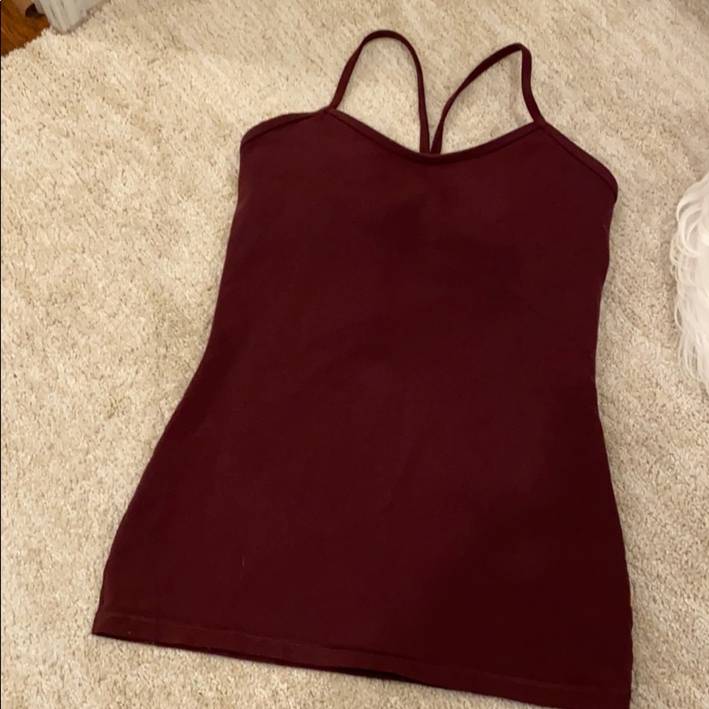 Lululemon Power Y Tank size 8